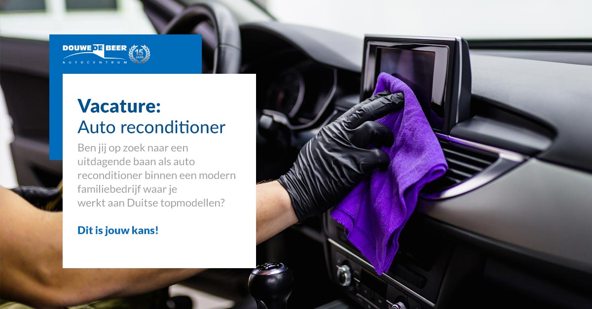 Vacature Auto Reconditioner